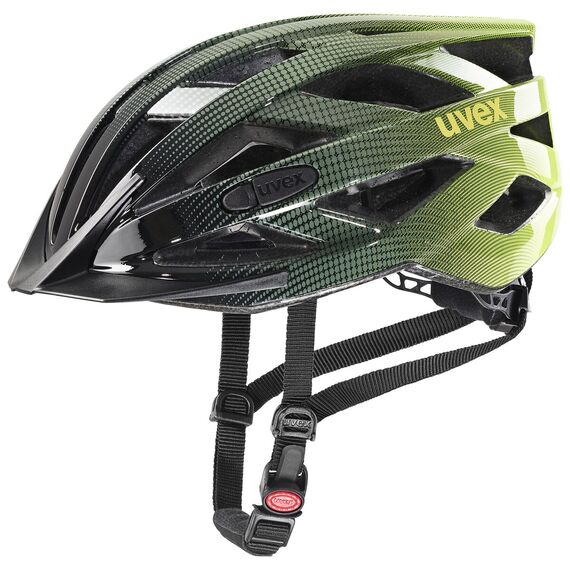 UVEX Kask rowerowy Viva 3 czarny/zielony, Kolor: biały, Rozmiar: 56-60