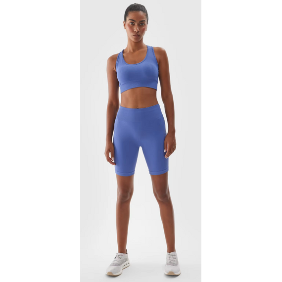 4F krótkie legginsy do ćwiczeń 4FWAW24TFSHF710 fioletowe, Kolor: fioletowy, 3 zdjęcie