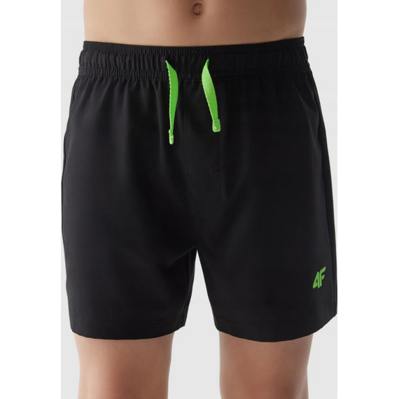 4F krótkie spodenki szorty kąpielowe dziecięce 4FJWSS25UBDSM115 czarne, Kolor: czarny, Rozmiar: 122/128, 2 zdjęcie