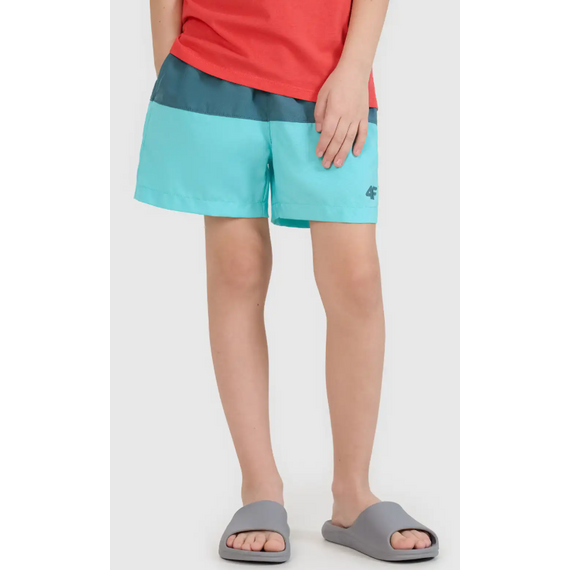 4F krótkie spodenki szorty kąpielowe dziecięce 4FJWSS25UBDSM116 zielone, Kolor: zielony, Rozmiar: 134/140, 2 zdjęcie