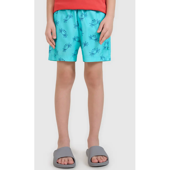 4F krótkie spodenki  szorty kąpielowe dziecięce 4FJWSS25UBDSM121, Kolor: zielony, Rozmiar: 146/152, 4 zdjęcie