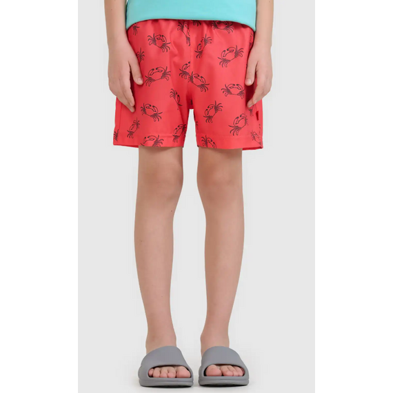 4F krótkie spodenki szorty kąpielowe dziecięce 4FJWSS25UBDSM121, Kolor: czerwony, Rozmiar: 158/164, 4 zdjęcie