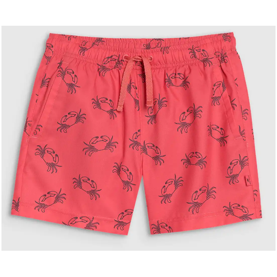 4F krótkie spodenki szorty kąpielowe dziecięce 4FJWSS25UBDSM121, Kolor: czerwony, Rozmiar: 122/128, 2 zdjęcie