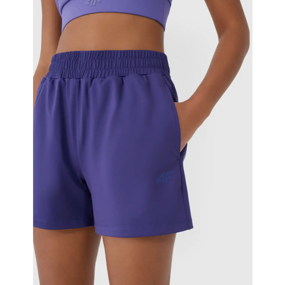 4F spodenki damskie sportowe do ćwiczeń 4FRSS25TFSHF0874 granatowe, Kolor: granatowy, Rozmiar: XL, 3 zdjęcie