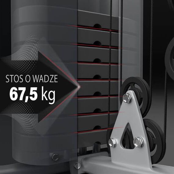 HMS atlas treningowy do ćwiczeń siłowych w domu TYTAN 7, 25 zdjęcie