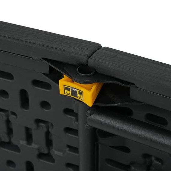 NC3404 SKŁADANA ŁAWKA OGRODOWA 183 CM ANTRACYT NILS CAMP, 8 zdjęcie