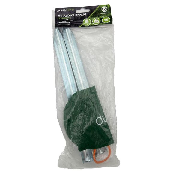 ŚLEDZIE DO NAMIOTU 23CM KPL.6SZT METAL ŚLEDZIE DO NAMIOTU 23CM KPL.6SZT METAL