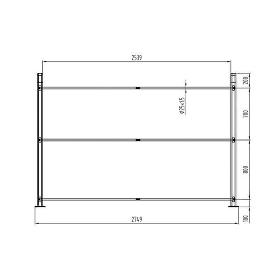 STR43 STOJAK NA PIŁKI TRENINGOWE COMMERCIAL HMS, 3 zdjęcie