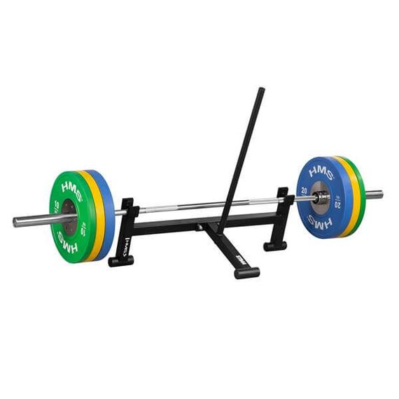 STR44 PODNOŚNIK DO SZTANGI DEADLIFT BARBELL JACK COMMERCIAL HMS, 4 zdjęcie
