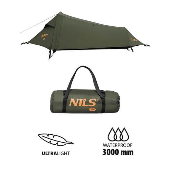 NILS CAMP namiot turystyczny biwakowy Ultra Light Skyair 1 zielony, Kolor: zielony, Rozmiar: one size, 4 zdjęcie