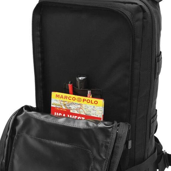 NILS CAMP plecak taktyczny 45L Ranger NC3902 czarny, Kolor: czarny, Rozmiar: one size, 8 zdjęcie