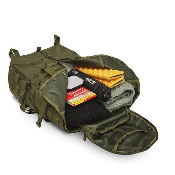 NILS CAMP plecak taktyczny 65L Maverick NC3903 zielony, Kolor: zielony, Rozmiar: one size, 10 zdjęcie