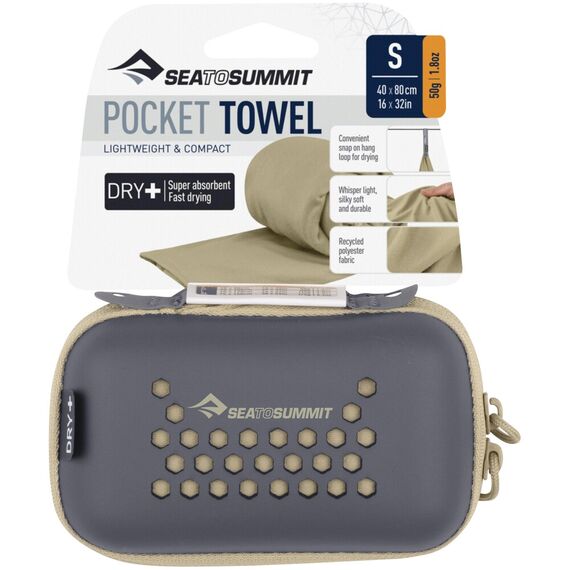 SEA TO SUMMIT Ręcznik szybkoschnący Pocket Towel beżowy