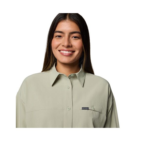 Columbia koszula damska Boundless Trek Layering LS II - Safari, Rozmiar: L, 5 zdjęcie