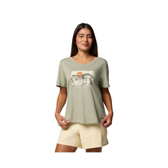 Columbia T-shirt damski Ruby Springs Graphic Scoop Neck SS Safari, Wanderlust, Rozmiar: XS, 2 zdjęcie