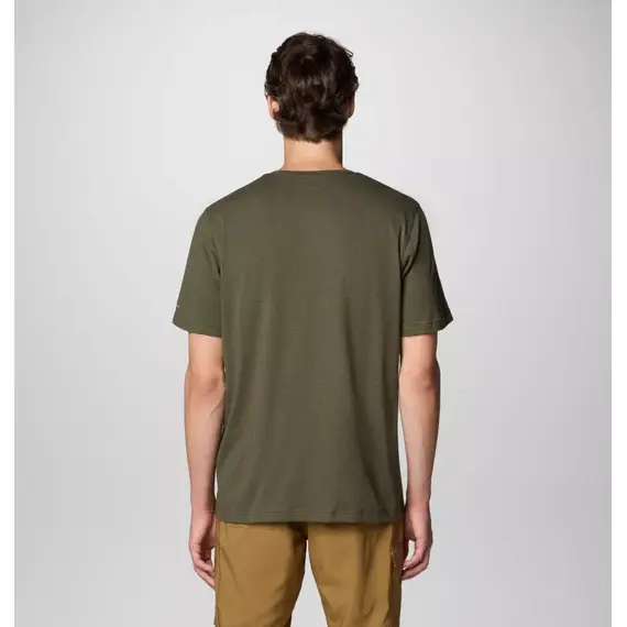 Columbia T-shirt męski Thistletown Hills Short Sleeve - Greenscape Heather, Rozmiar: XL, 2 zdjęcie
