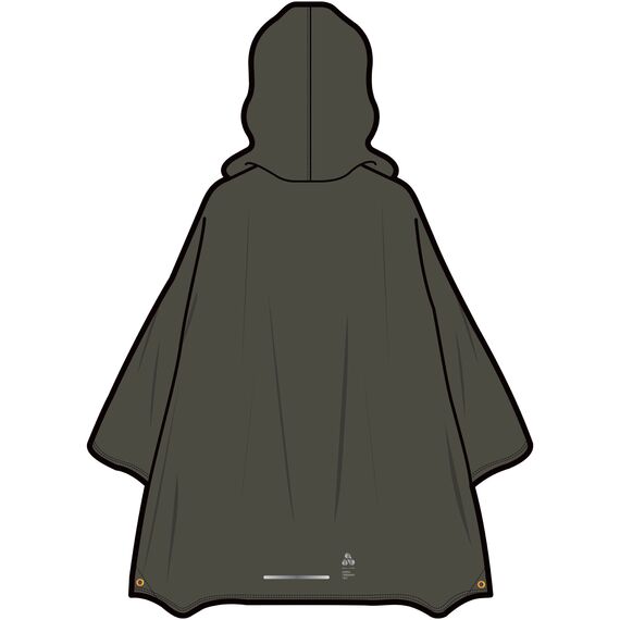 Poncho przeciwdeszczowe dla dorosłych VIKING Vesper zielone, 4 zdjęcie