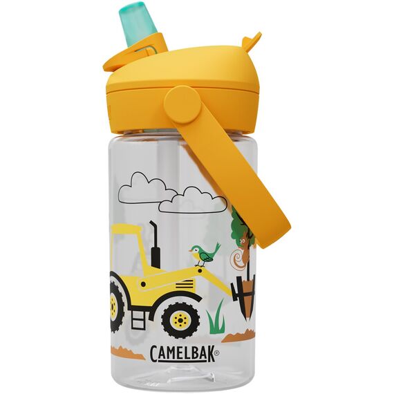 CAMELBAK  Butelka Tritanowa Thrive Flip Straw Kids 400ml traktor, Kolor: pomarańczowy, Pojemność (ml): 400
