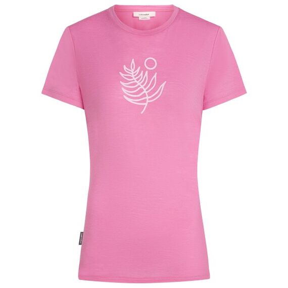 Icebreaker koszulka damska Merino 150 Tech Lite SS T-Shirt Sunrise Summit różowa, Rozmiar: M
