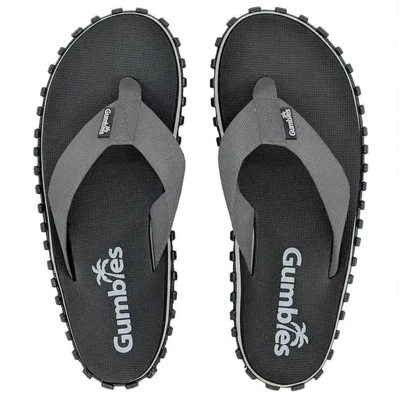 Gumbies Klapki Unisex Duckbill Flip-Flops - black / grey, Rozmiar: 42