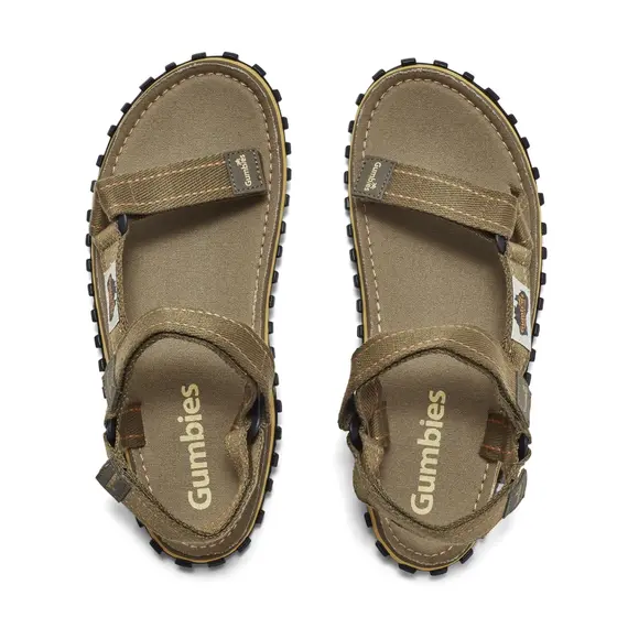 Gumbies sandały Unisex Tracker Sandals - khaki, Rozmiar: 46
