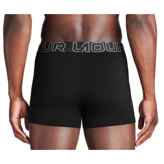 UNDER AMOUR bokserki męskie sportowe UA Perf Cotton, Kolor: czarny, Rozmiar: XL, 2 zdjęcie