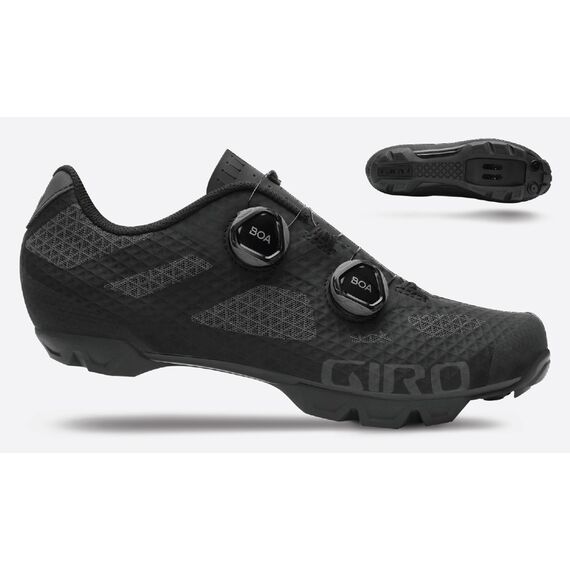 Buty męskie GIRO SECTOR czarny ciemny shadow, Kolor: czarny, Rozmiar: 42.5