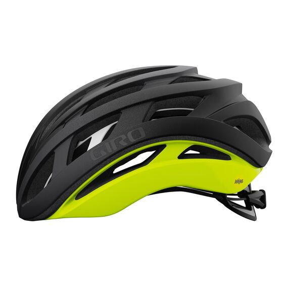 Kask szosowy GIRO HELIOS SPHERICAL MIPS matte czarny fade highlight żółty, Kolor: żółty, Rozmiar: S (51–55 cm)