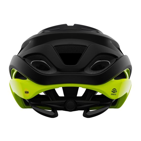 Kask szosowy GIRO HELIOS SPHERICAL MIPS matte czarny fade highlight żółty, Kolor: żółty, Rozmiar: S (51–55 cm), 3 zdjęcie