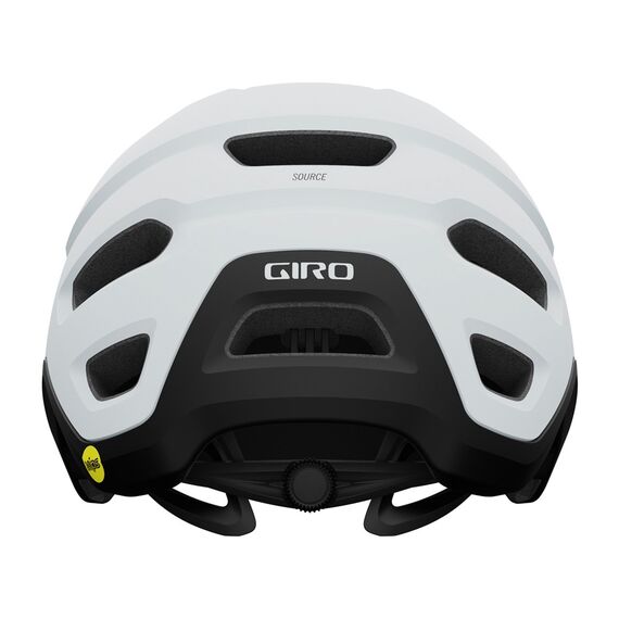 Kask mtb GIRO SOURCE INTEGRATED MIPS matte chalk, Kolor: biało-czarny, Rozmiar: M (55-59 cm), 3 zdjęcie