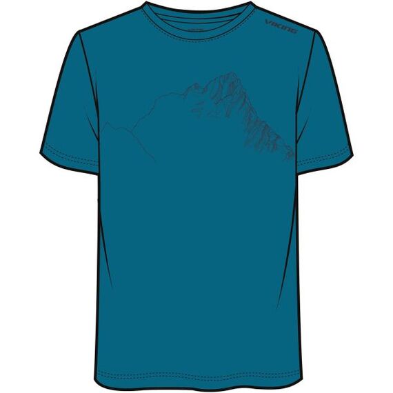 Viking T-shirt męski Morain Bamboo Man niebieski, Rozmiar: S
