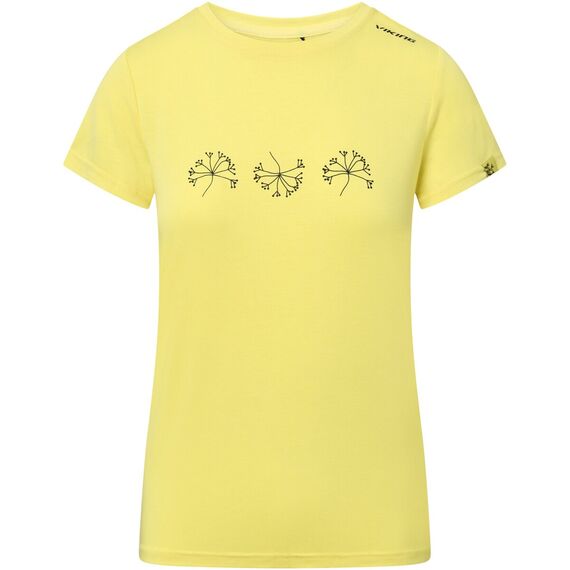 Viking T-shirt damski Lenta Bamboo Light Lady żółty, Rozmiar: XS