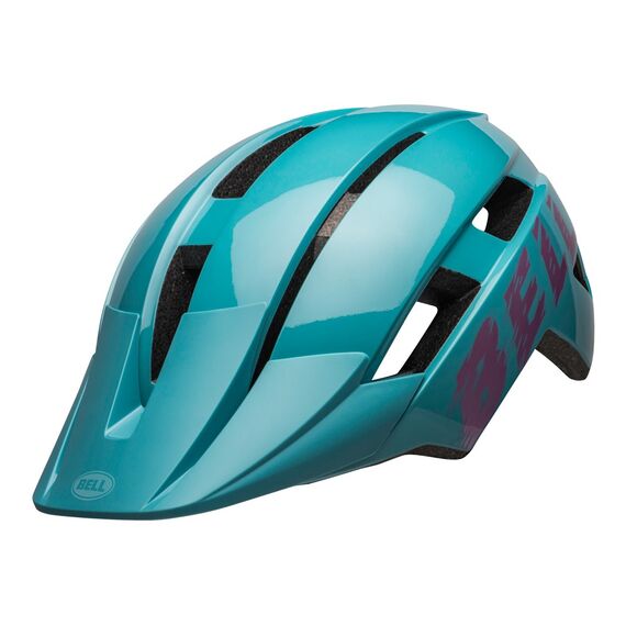 Kask dziecięcy BELL SIDETRACK II light niebieski różowy, Kolor: turkusowy, Rozmiar: Uniwersalny (50–57 cm), 2 zdjęcie