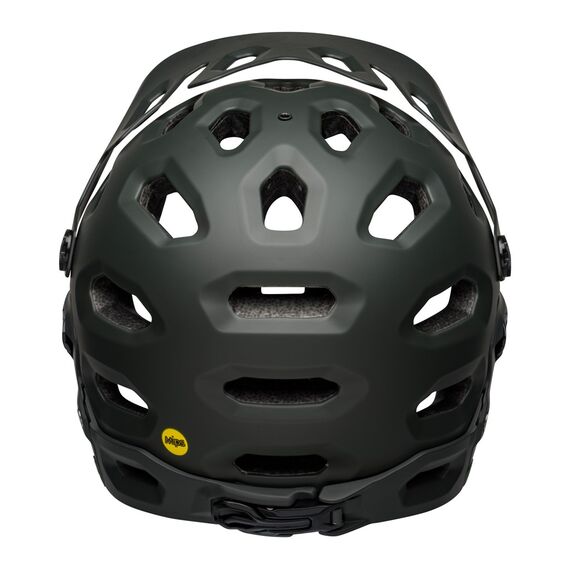 Kask full face BELL SUPER 3R MIPS matte green, Kolor: ciemnozielony, Rozmiar: 52-56, 3 zdjęcie