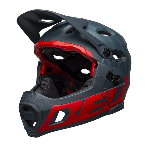 Kask full face BELL SUPER DH MIPS SPHERICAL prime matte niebieski crimson, Kolor: niebiesko-czerwony, Rozmiar: S (51–55 cm), 2 zdjęcie