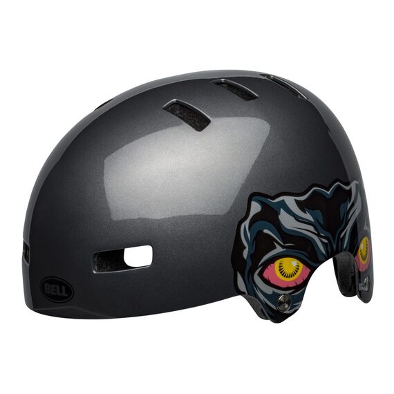 Kask juniorski BELL SPAN nightwalker gloss szary, Kolor: grafitowy, Rozmiar: XS (49-53 cm), 2 zdjęcie