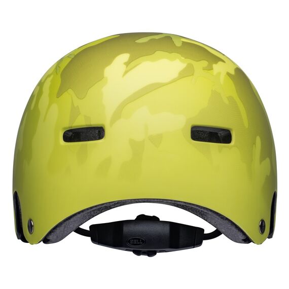 Kask juniorski BELL SPAN matte hi-viz żółty, Kolor: żółty, Rozmiar: S (51–55 cm), 4 zdjęcie