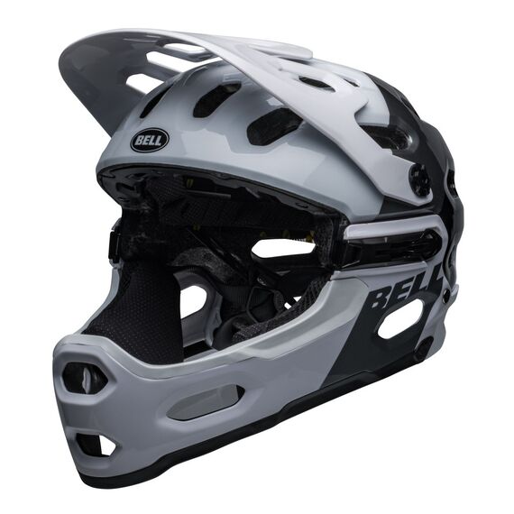 Kask full face BELL SUPER 3R MIPS matte biały czarny, Kolor: biały, Rozmiar: S (52-56 cm), 3 zdjęcie