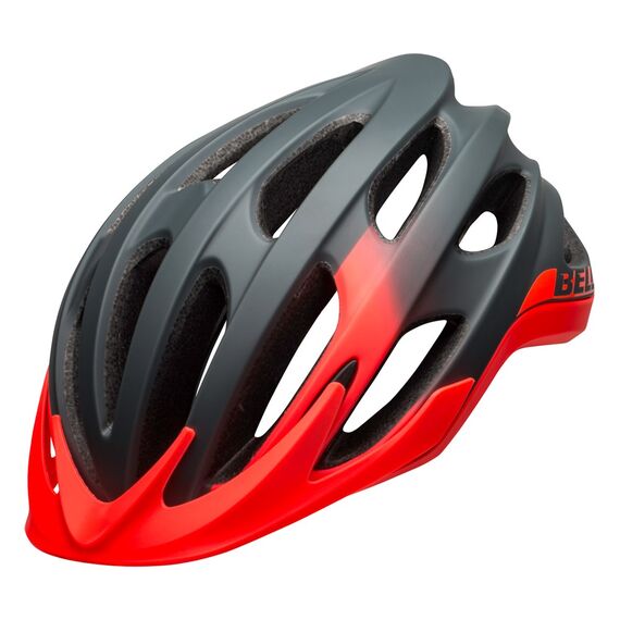 Kask mtb BELL DRIFTER INTEGRATED MIPS matte gloss gray infrared, Kolor: czerwony, Rozmiar: L (58-62 cm), 2 zdjęcie