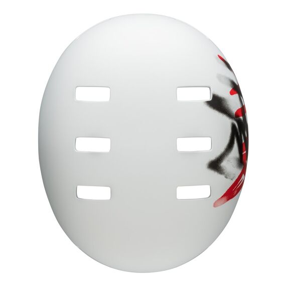 Kask bmx BELL LOCAL maotwy biały Scribble, Kolor: biało-czarny, Rozmiar: M (55-59 cm), 5 zdjęcie Kask bmx BELL LOCAL maotwy biały Scribble, Kolor: biało-czarny, Rozmiar: M (55-59 cm), 5 zdjęcie