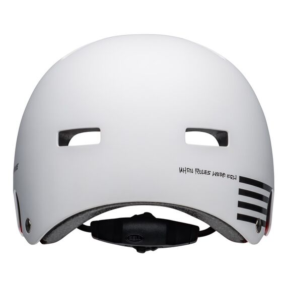 Kask bmx BELL LOCAL matowy biały fasthouse, Kolor: biały, Rozmiar: M (55-59 cm), 4 zdjęcie