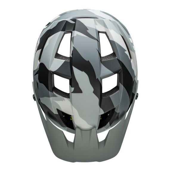 Kask mtb BELL SPARK 2 matte gray camo, Kolor: szary, Rozmiar: Uniwersalny M/L (53–60 cm), 4 zdjęcie