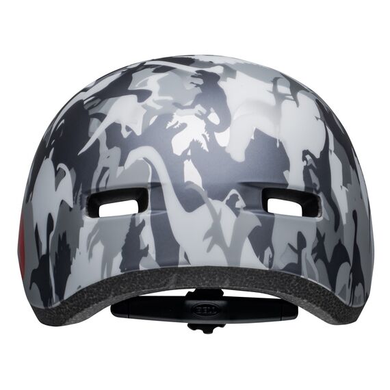 Kask dziecięcy BELL LIL RIPPER matte gray silver camosaurus, Kolor: szary, Rozmiar: S (48–55 cm), 5 zdjęcie