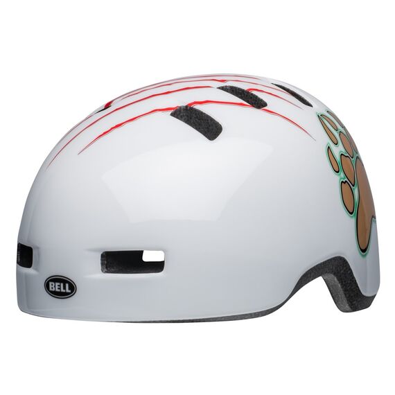 Kask dziecięcy BELL LIL RIPPER biały grizzly, Kolor: biało-pomarańczowy, Rozmiar: XS (45–52 cm), 3 zdjęcie