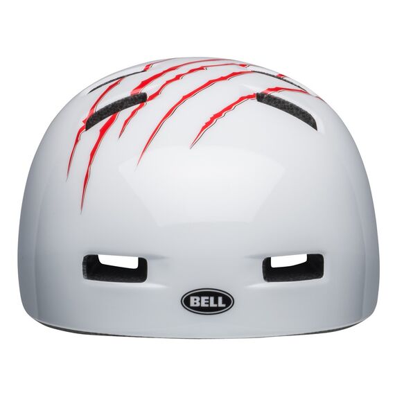 Kask dziecięcy BELL LIL RIPPER biały grizzly, Kolor: biało-pomarańczowy, Rozmiar: XS (45–52 cm), 4 zdjęcie