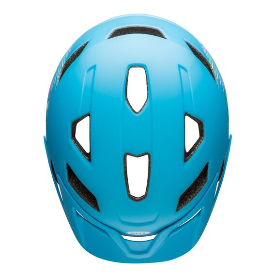 Kask juniorski BELL SIDETRACK INTEGRATED MIPS matte light niebieski chapelle roz. Uniwersalny, Kolor: turkusowy, Rozmiar: Uniwersalny (50–57 cm), 4 zdjęcie
