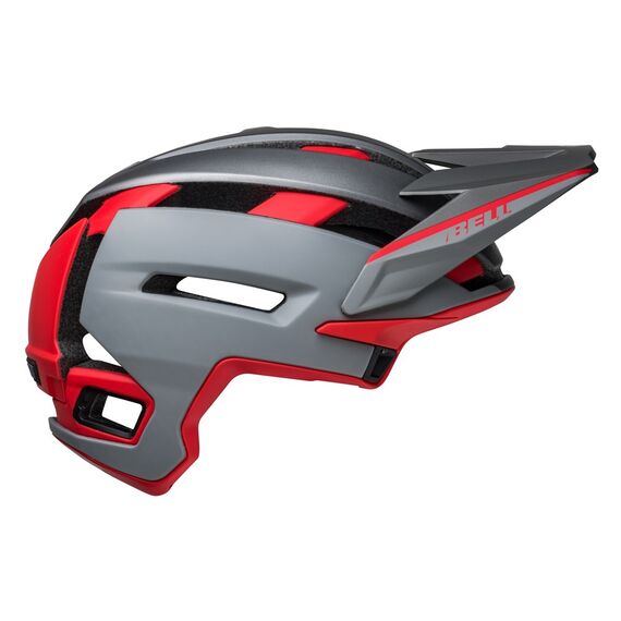 Kask full face BELL SUPER AIR R MIPS SPHERICAL matte gray czerwony, Kolor: szaro-czerwony, Rozmiar: S (52-56 cm), 4 zdjęcie