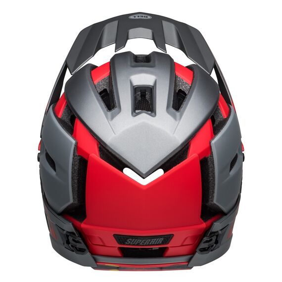 Kask full face BELL SUPER AIR R MIPS SPHERICAL matte gray czerwony, Kolor: szaro-czerwony, Rozmiar: L (59-63 cm), 3 zdjęcie