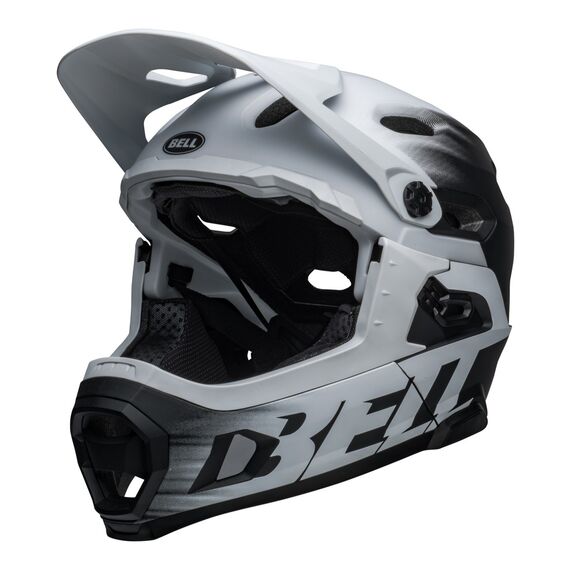 Kask full face BELL SUPER DH MIPS SPHERICAL matte czarny biały, Kolor: biały, Rozmiar: L (59-63 cm), 3 zdjęcie