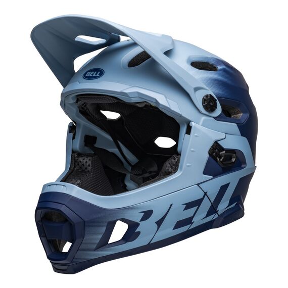 Kask full face BELL SUPER DH MIPS SPHERICAL matte light niebieski navy, Kolor: niebieski, Rozmiar: L (58-62 cm), 3 zdjęcie